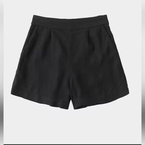 Abercrombie & Fitch Linen- blend Pull On Shorts